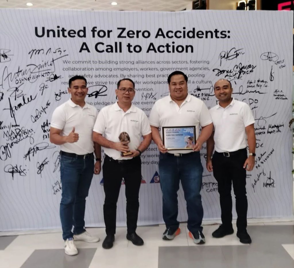 DOLE Region 10 recognizes Pilmico Iligan for achieving 2.6 million safe man-hours with zero lost time incidents during the World Day for Safety and Health at Work 2025 celebration in Cagayan de Oro Cit