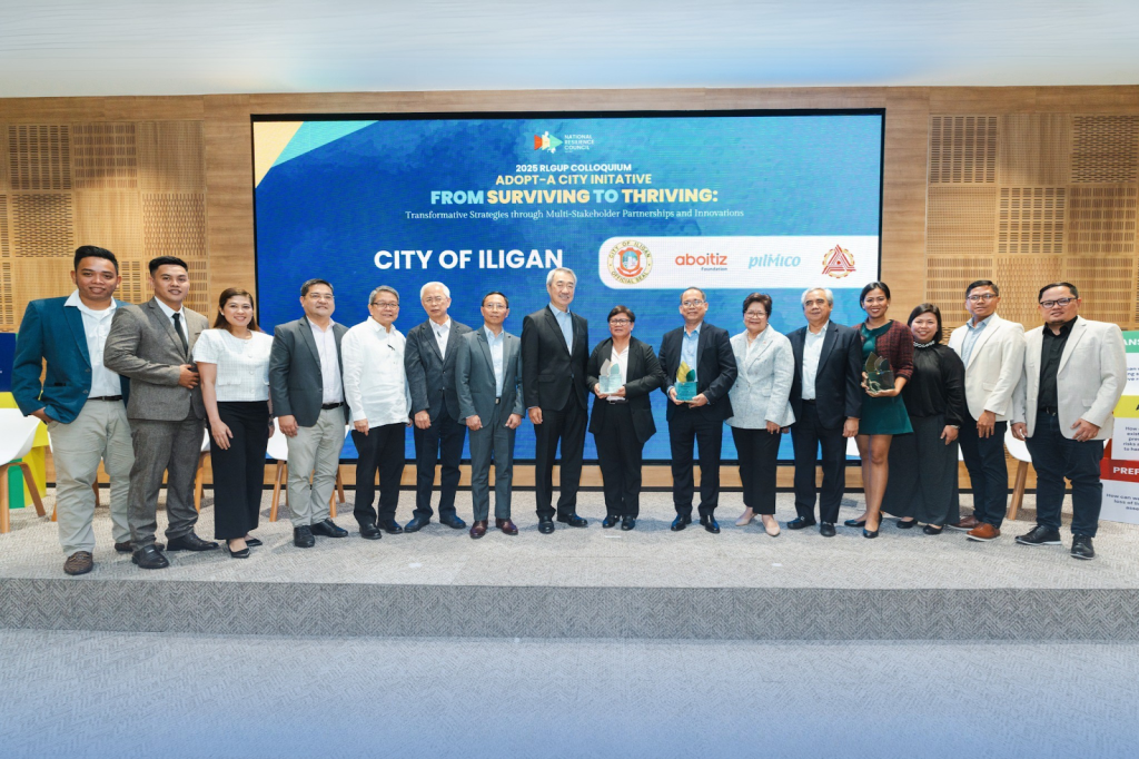 Road to Resilience. At the National Resilience Council Foundation’s Resilient Local Government Units Program Colloquium last May, Aboitiz Foods’ partners from the local government of Iligan presented the city’s localized disaster risk reduction and climate adaptation strategies toward building a resilient, empowered, and future-ready city. / Photo Courtesy: National Resilience Council Foundation