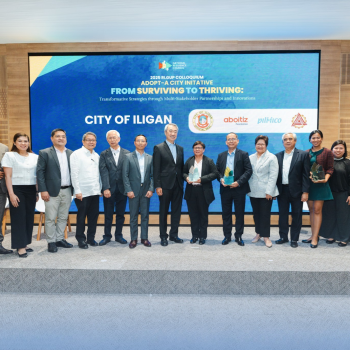 Road to Resilience. At the National Resilience Council Foundation’s Resilient Local Government Units Program Colloquium last May, Aboitiz Foods’ partners from the local government of Iligan presented the city’s localized disaster risk reduction and climate adaptation strategies toward building a resilient, empowered, and future-ready city. / Photo Courtesy: National Resilience Council Foundation